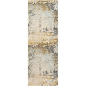 City CIT2378 Marble Mustard Runner