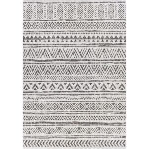 Eagean EAG2347 Ivory Black Rug