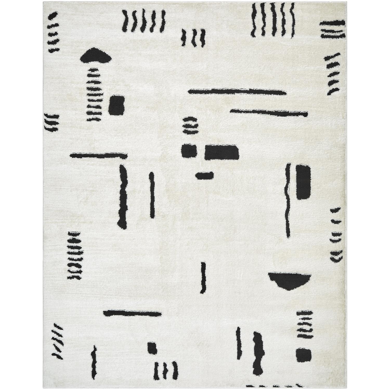 Freud FEU2333 Ivory Black Rug