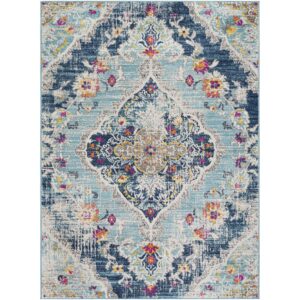 Floransa FSA2300 Blue Rug