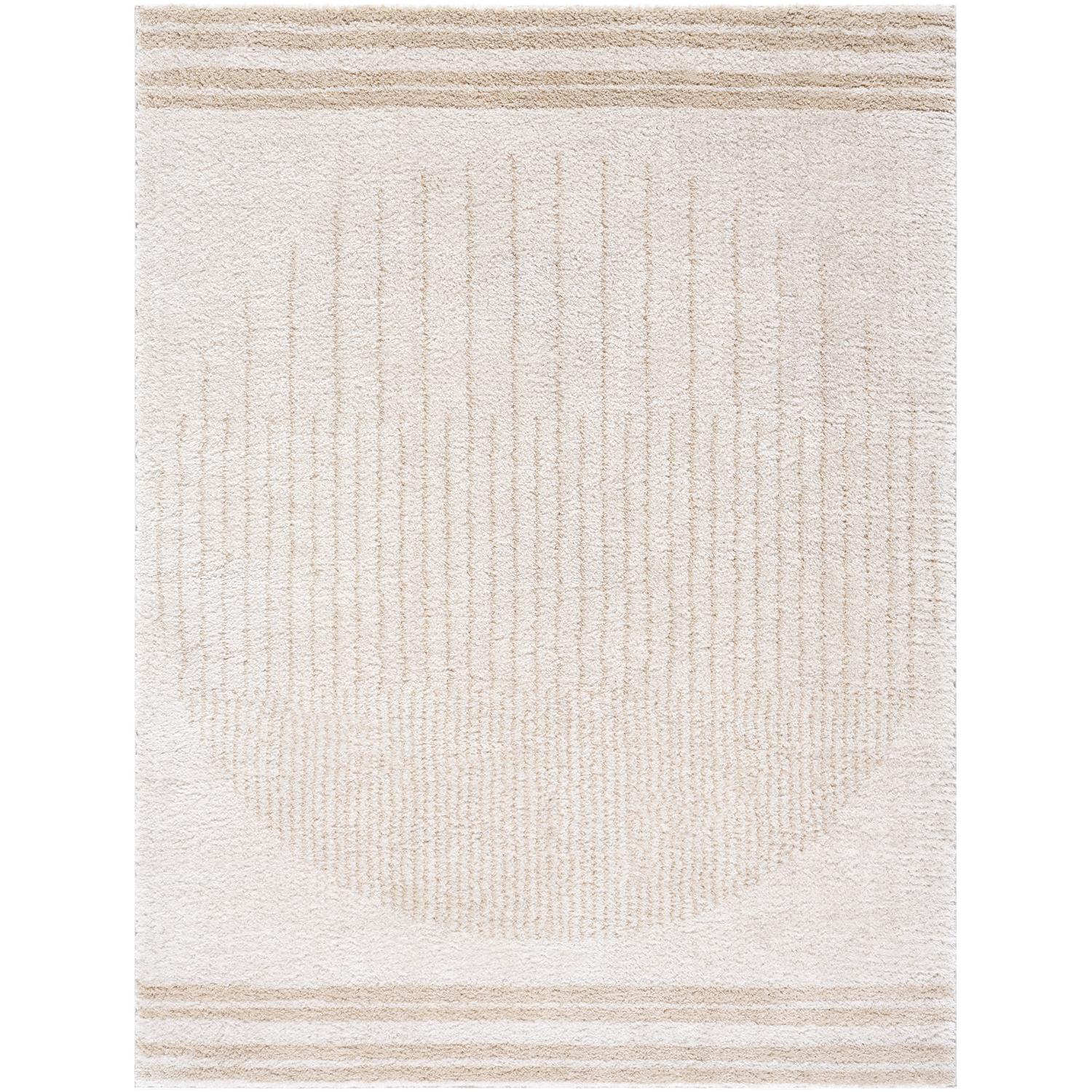 Fossay FSG2306 Shaggy Beige Rug