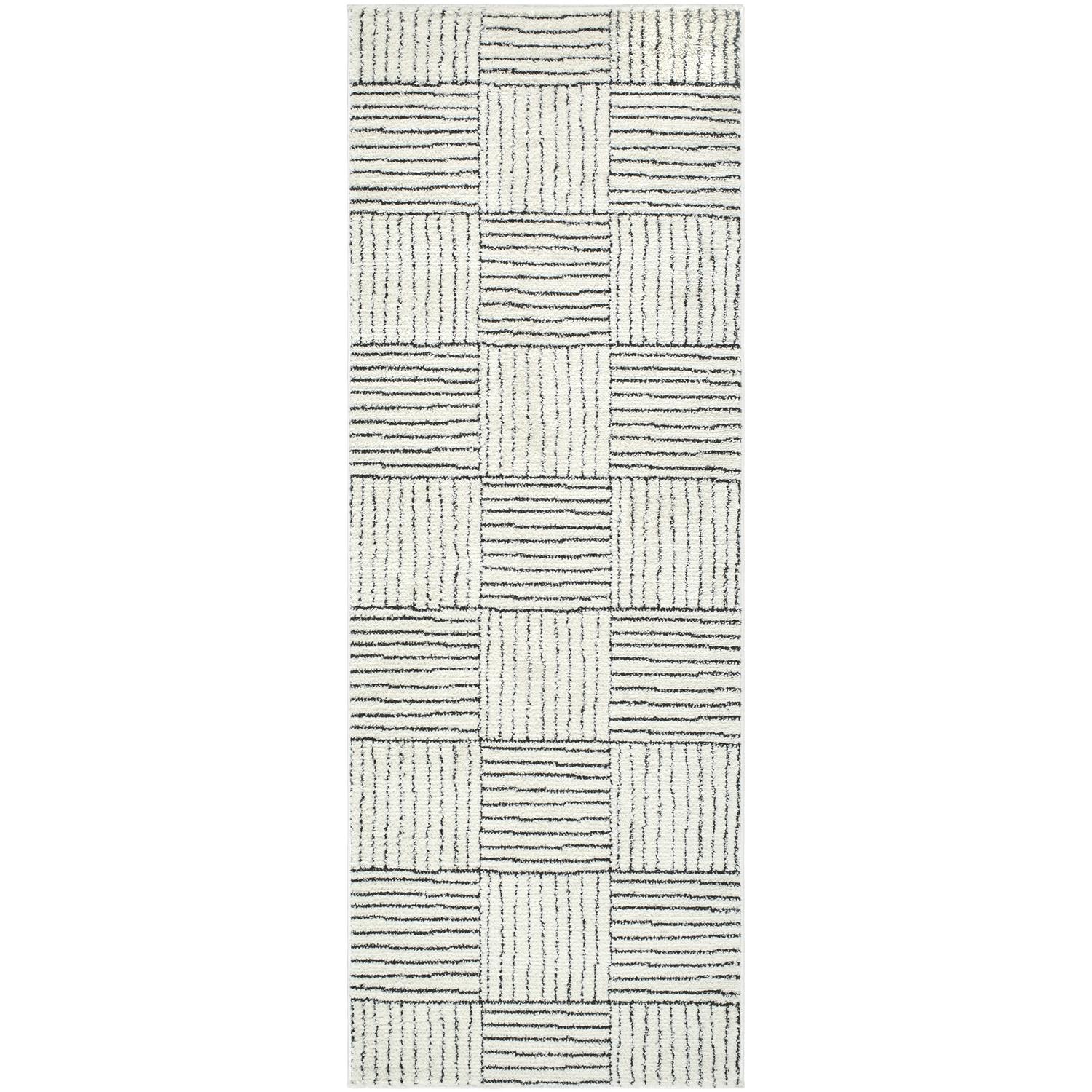 Architect Galey Alix x Livabliss GAAR2300 Ivory Black Runner