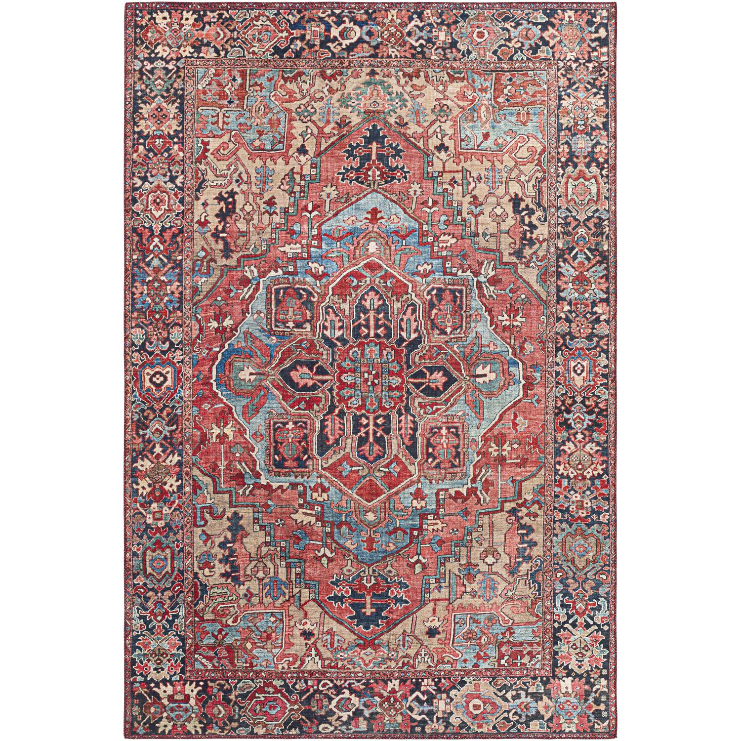 Iris IRS2310 Bright Red Rug