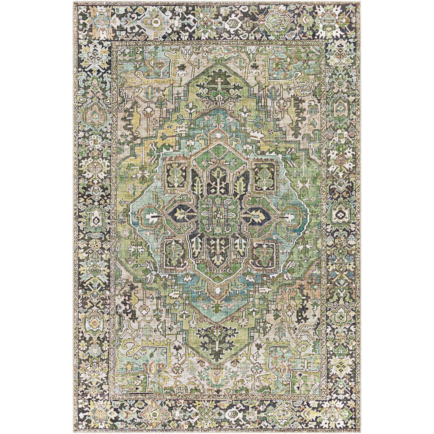 Iris IRS2361 Green Rug