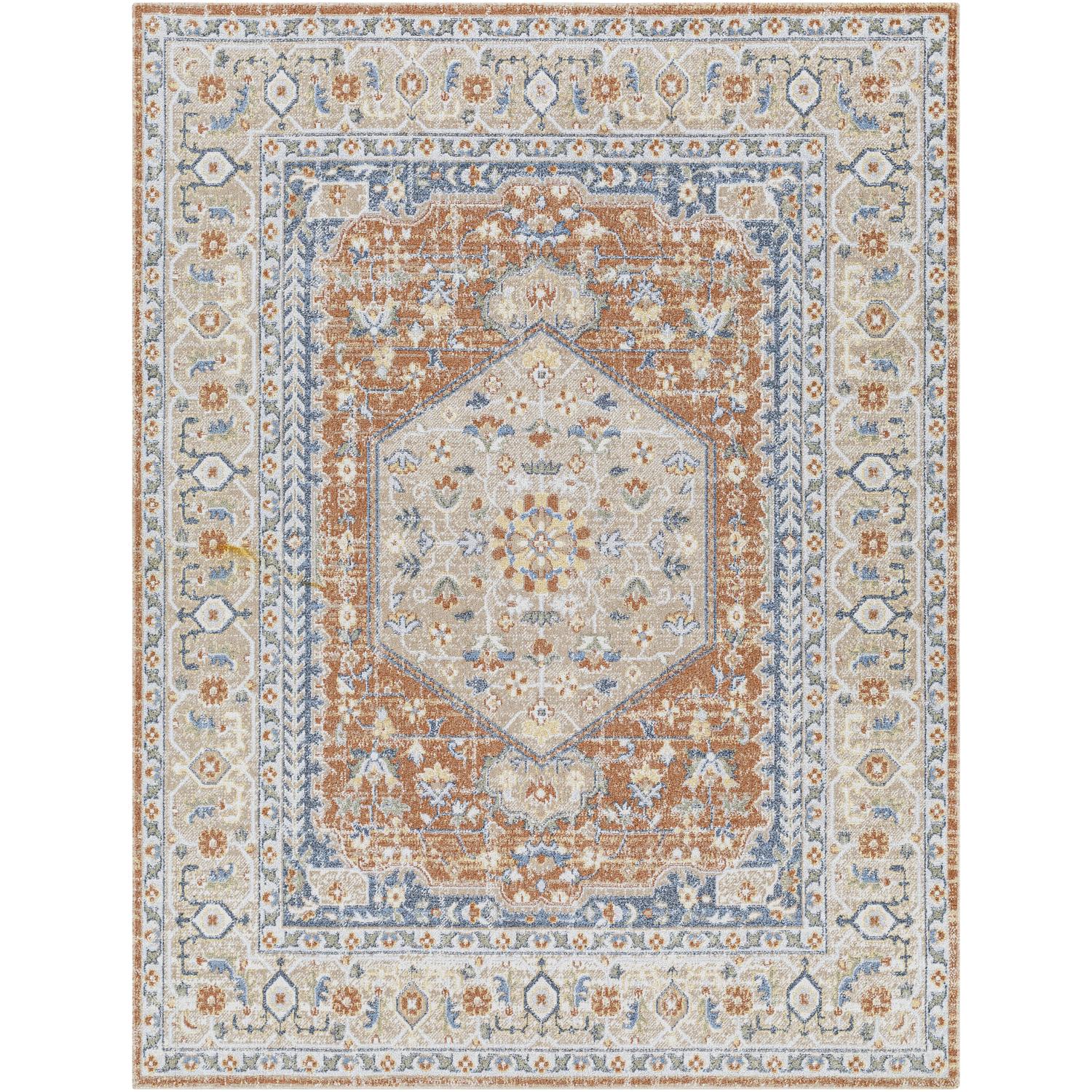 Lillian LLL2306 Burnt Orange Rug