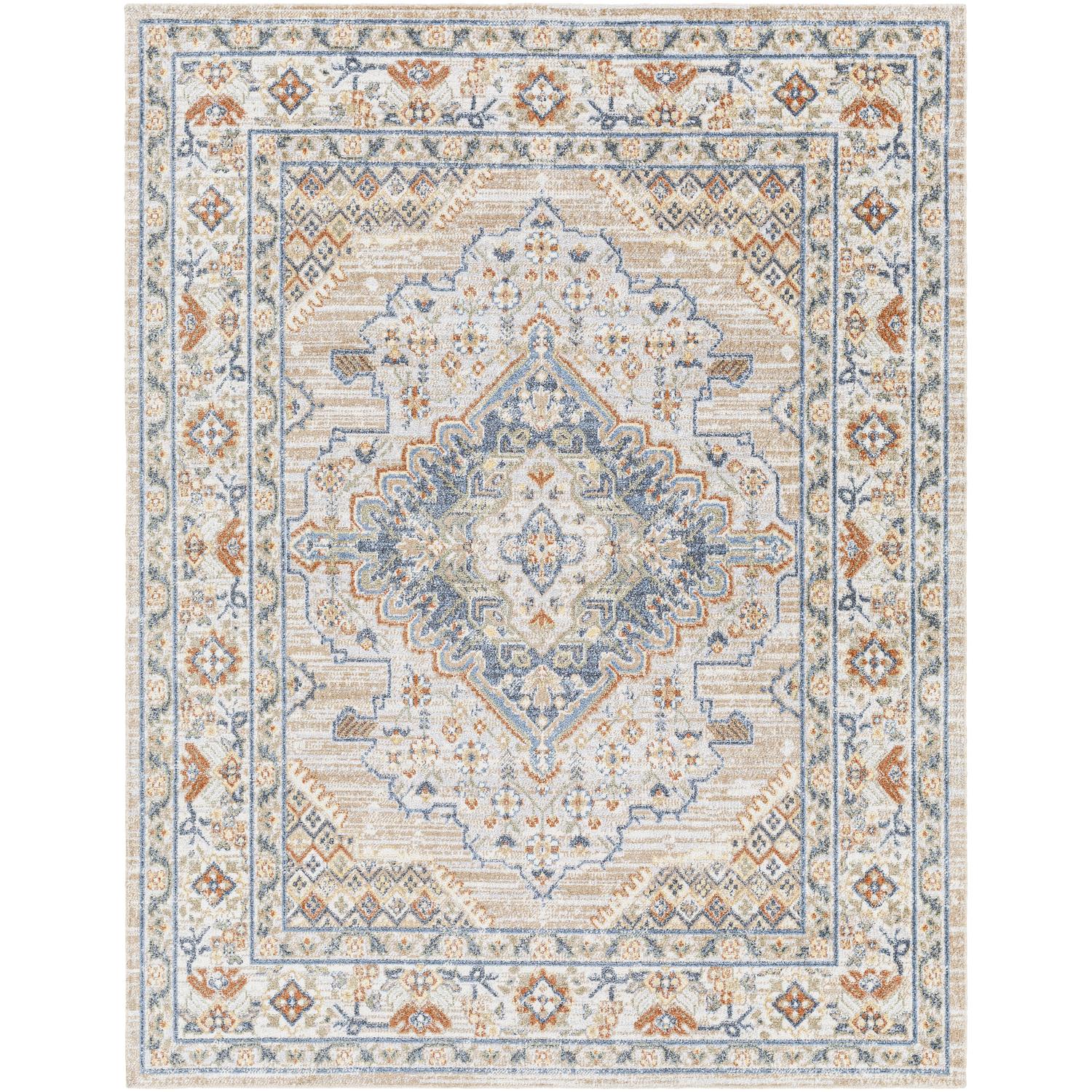 Lillian LLL2318 Oatmeal Rust Rug