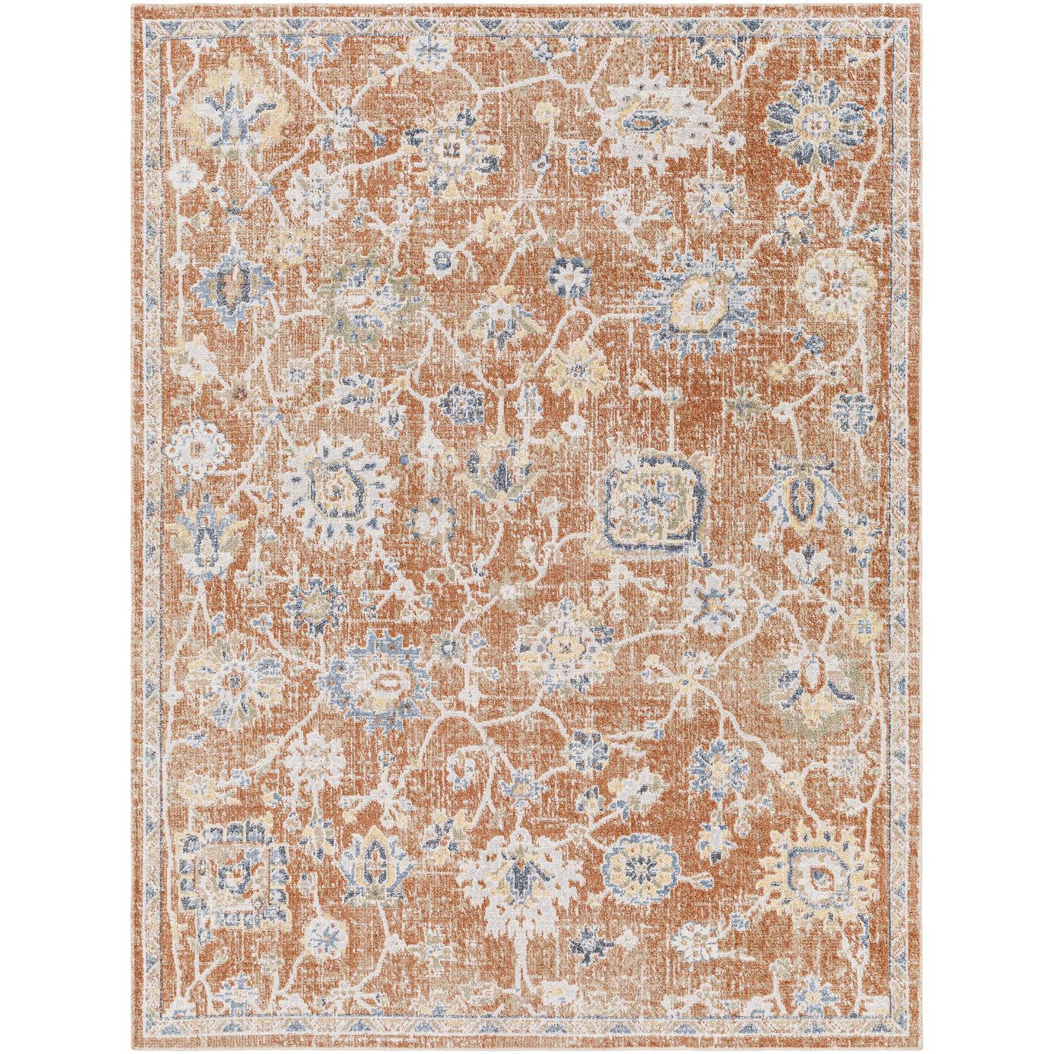 Lillian LLL2326 Burnt Orange Rug