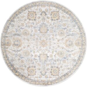 Lillian LLL2327 Oatmeal Circle Rug