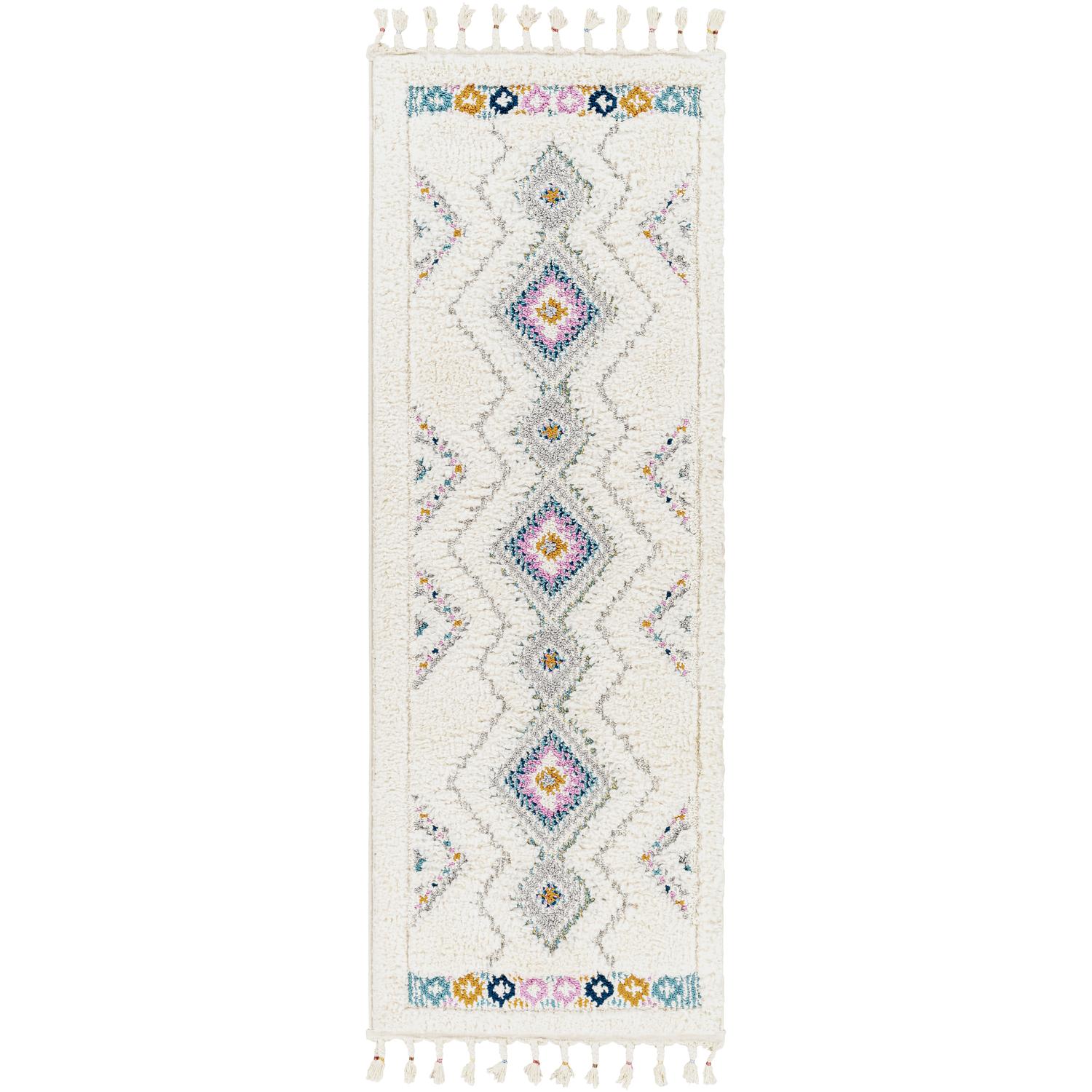 Lofty LOF2301 Ivory Multicolour Runner
