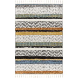 Lofty LOF2304 Cream Multicolour Rug