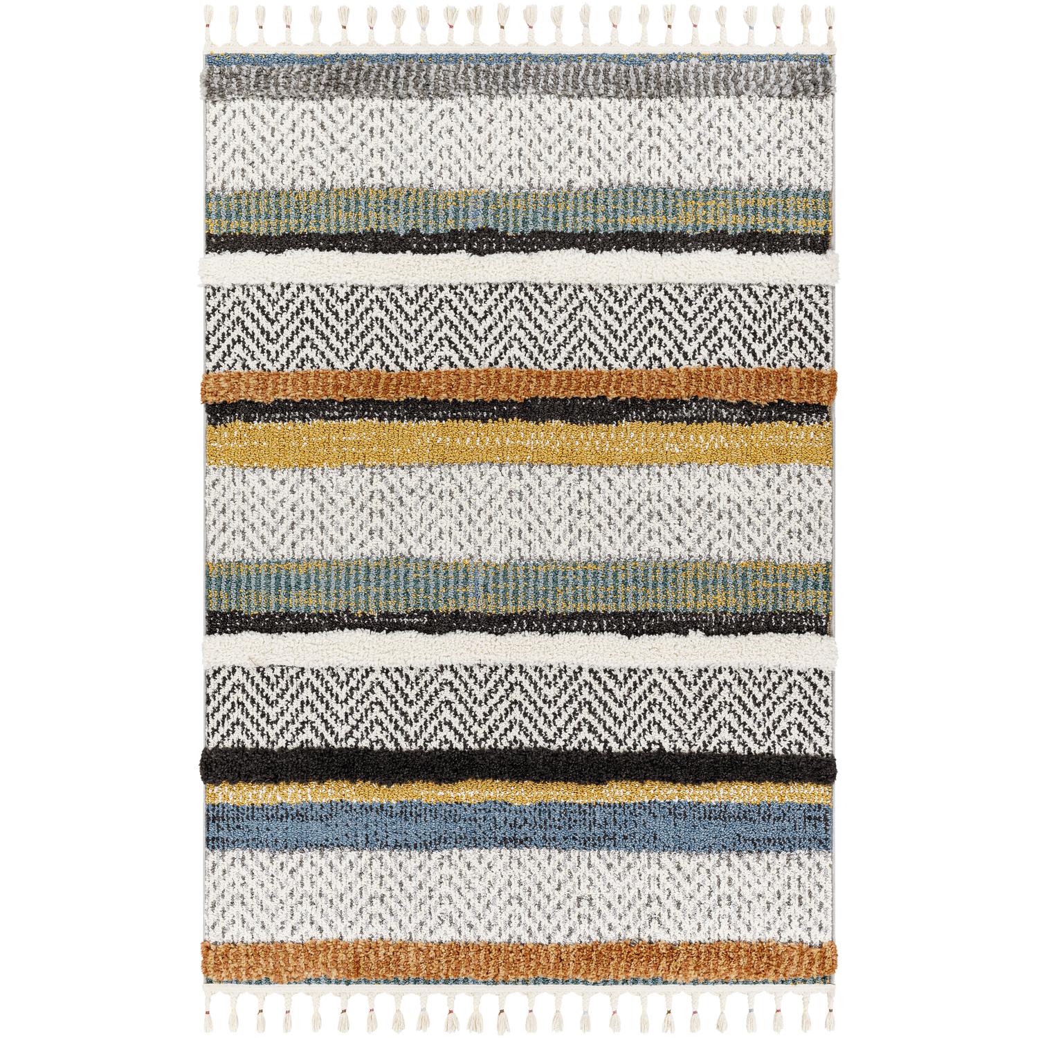 Lofty LOF2304 Cream Multicolour Rug