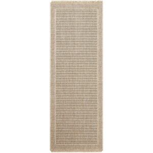 Mirage MGE2301 Jute-Look Beige Runner