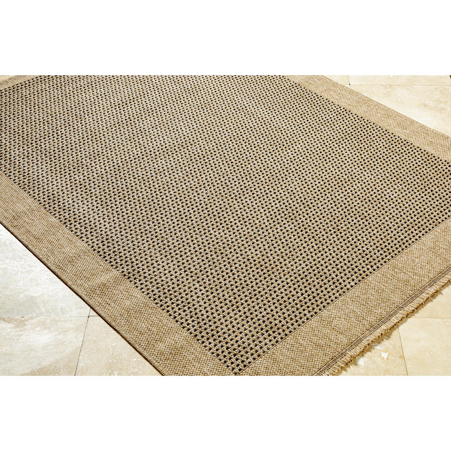 Mirage MGE2302 Jute-Look Brown Rug