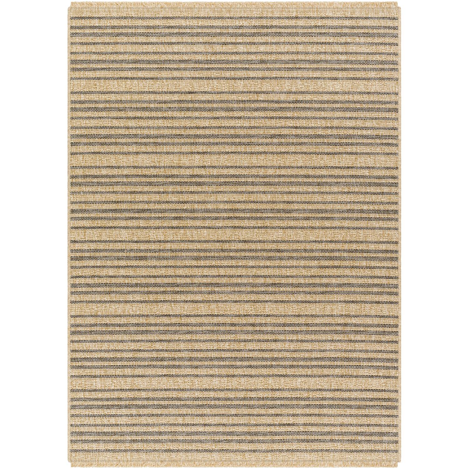 Mirage MGE2308 Jute-Look Brown Striped Rug