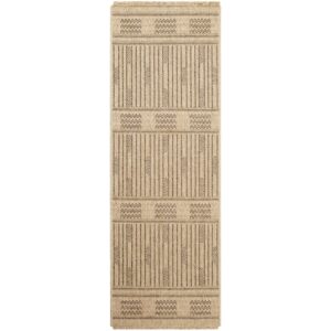 Mirage MGE2309 Jute-Look Brown Runner