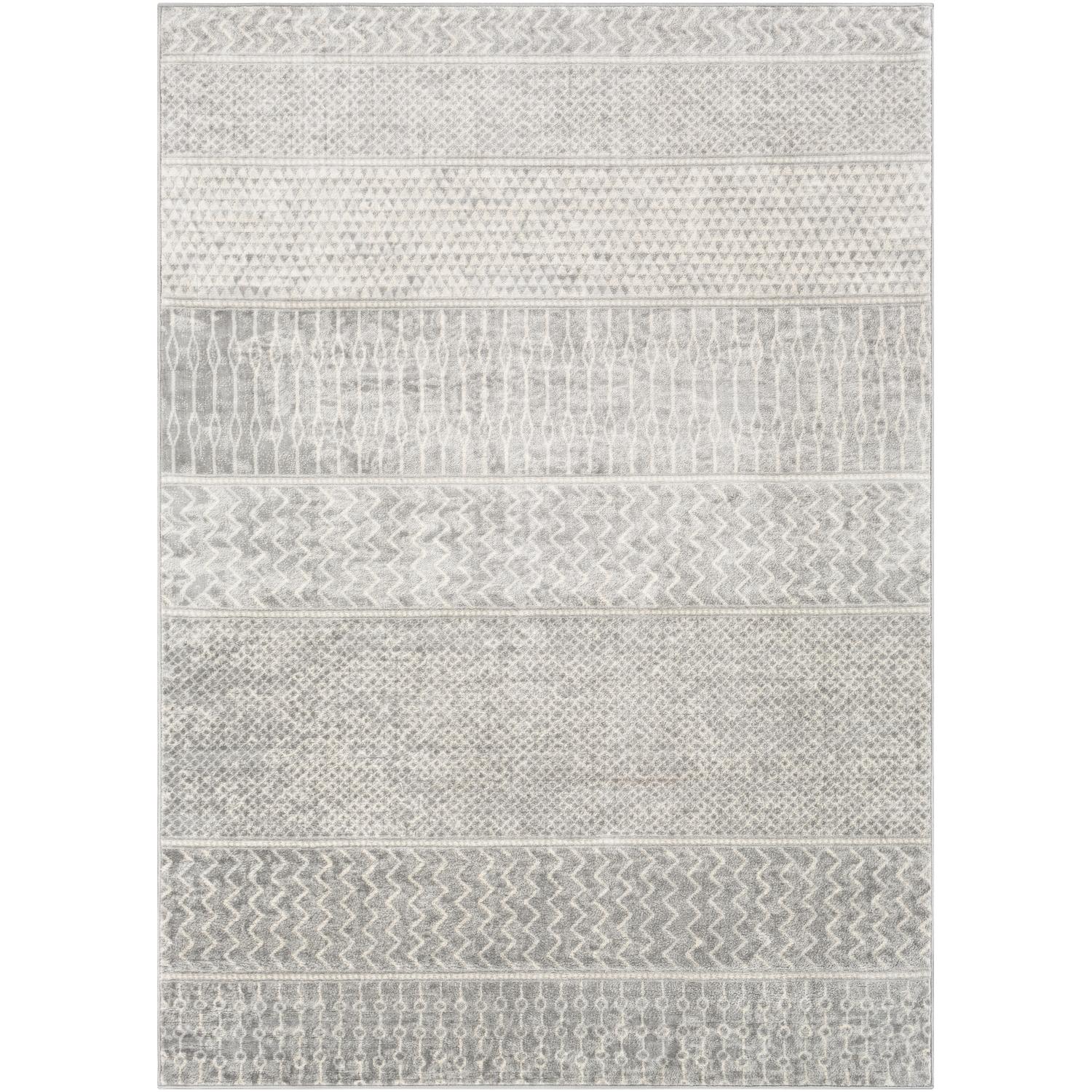 Monaco MOC2304 Grey Cream Rug
