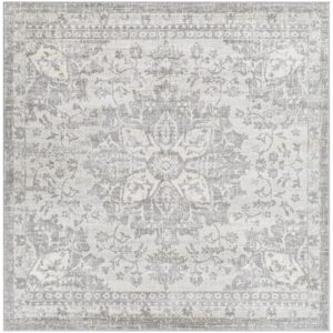 Monaco MOC2328 Grey Square Rug