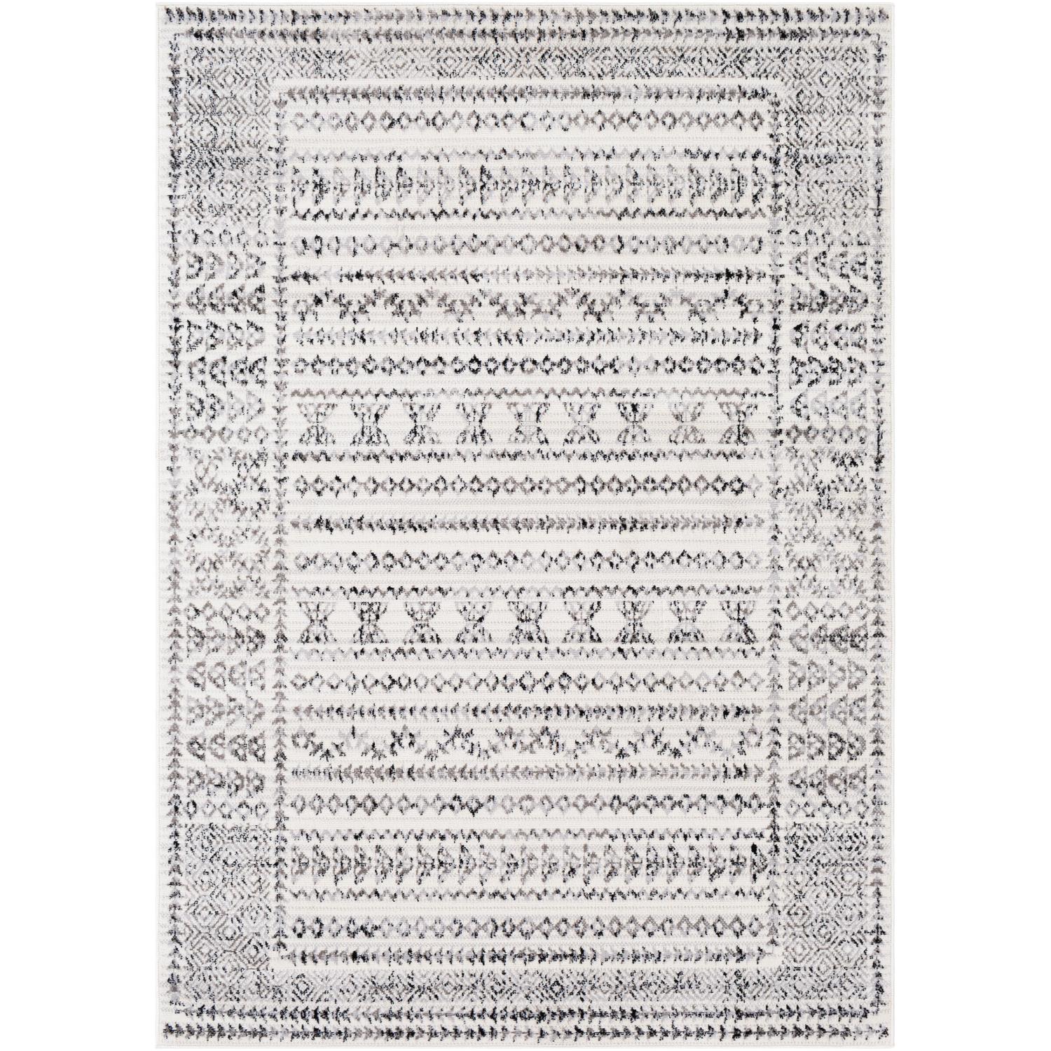 Pisa PSS2313 Cream Grey Rug