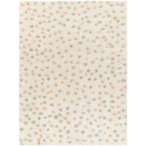 Rodos RDO2348 Beige Multicolour Polka Dot Rug