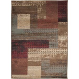 Riley RLY5004 Dark Red Rug