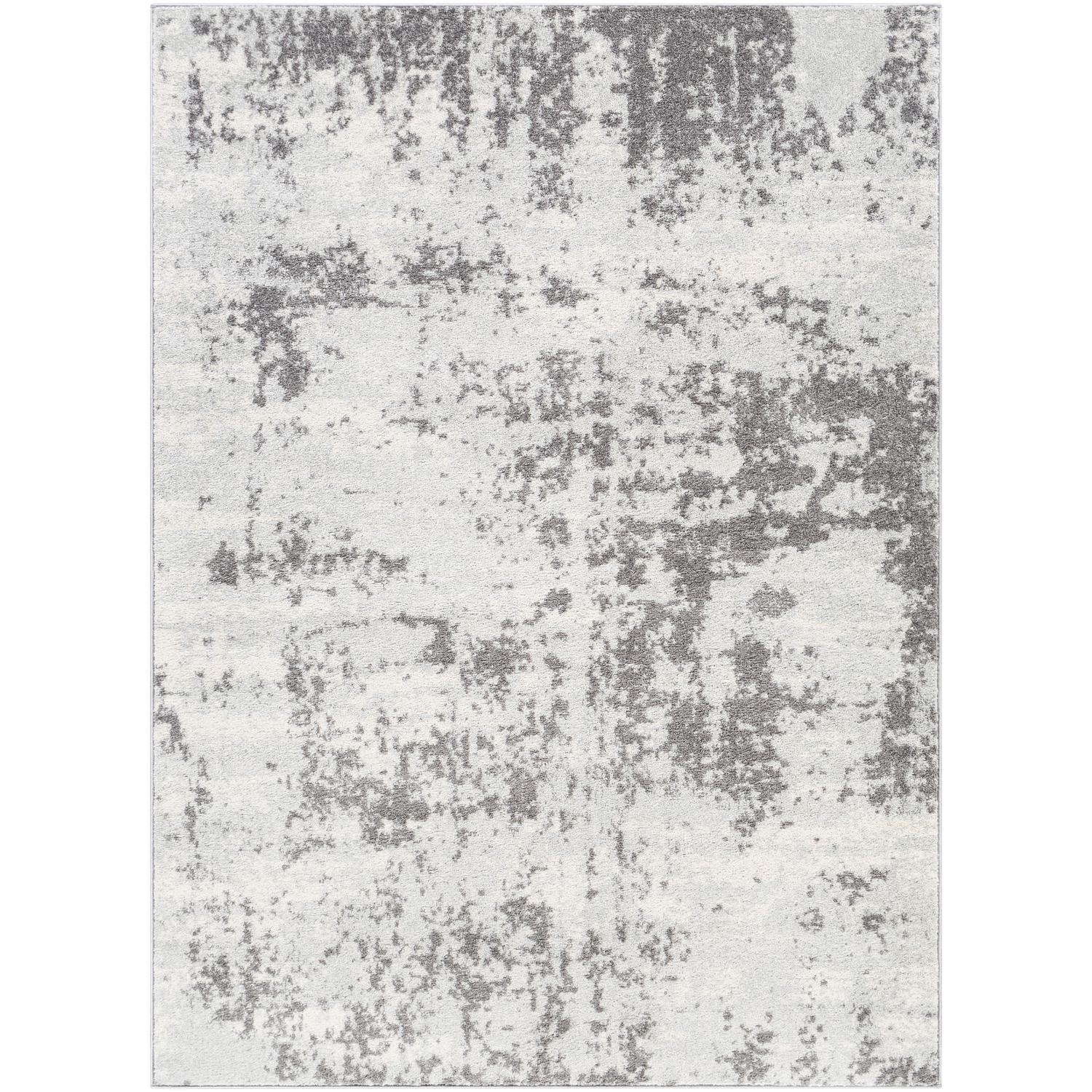 Sunderland SUN2318 Marble Grey White Rug