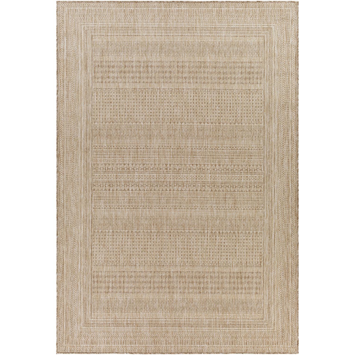 Tuareg TRG2331 Jute-Look Brown Rug