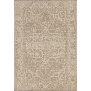Tuareg TRG2347 Jute-Look Brown Rug