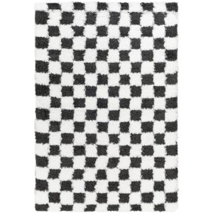 Urban USG2330 Black Checkered Rug