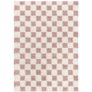 Urban USG2347 Dusty Pink Checkered Rug