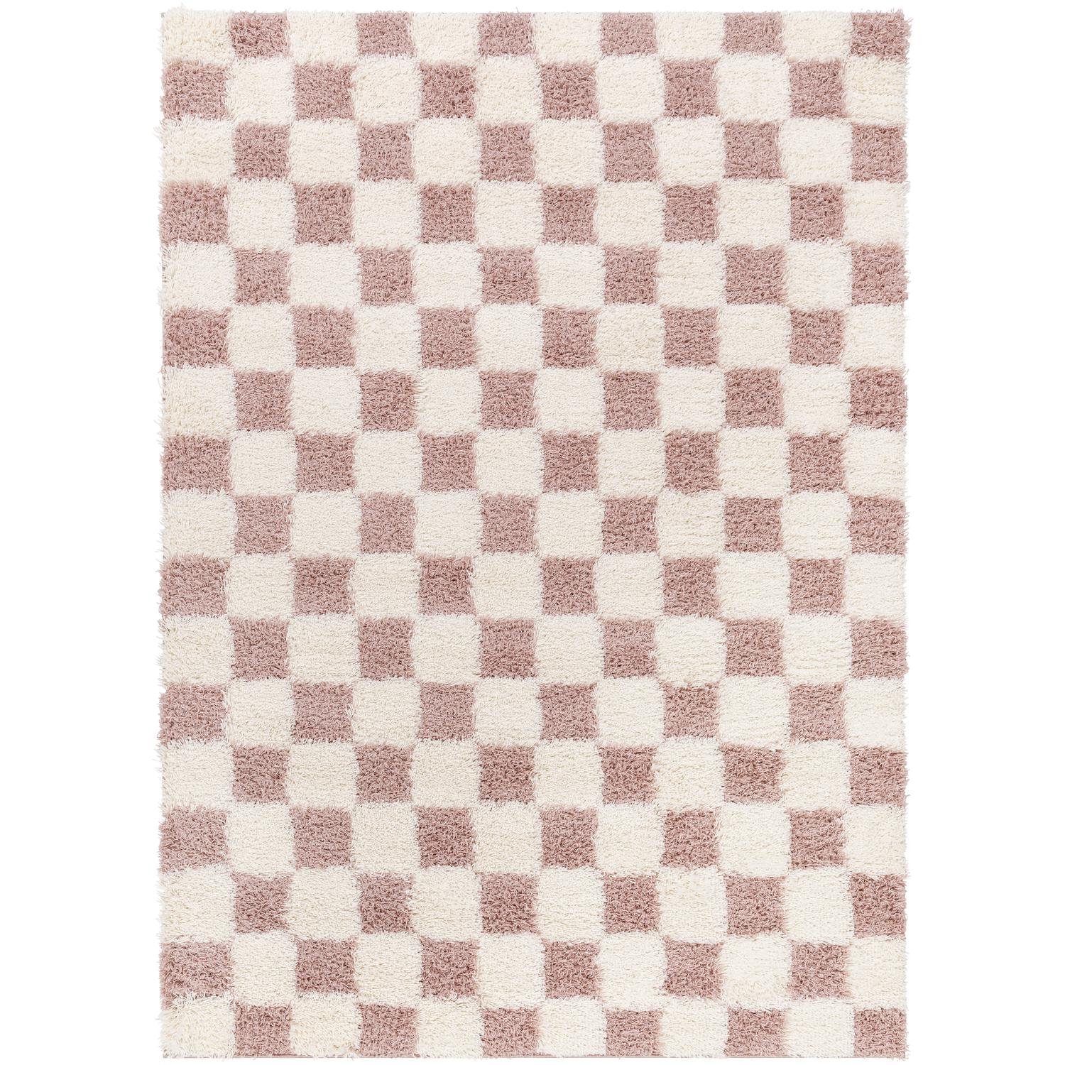 Urban USG2347 Dusty Pink Checkered Rug