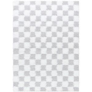 Urban USG2349 Light Grey Checkered Rug