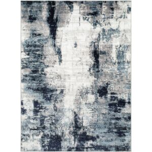 Wanderlust WNL2309 Marble Aqua Navy Rug