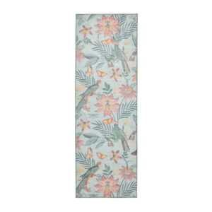 Catherine Lansfield Amaya Tropical Birds Green Runner