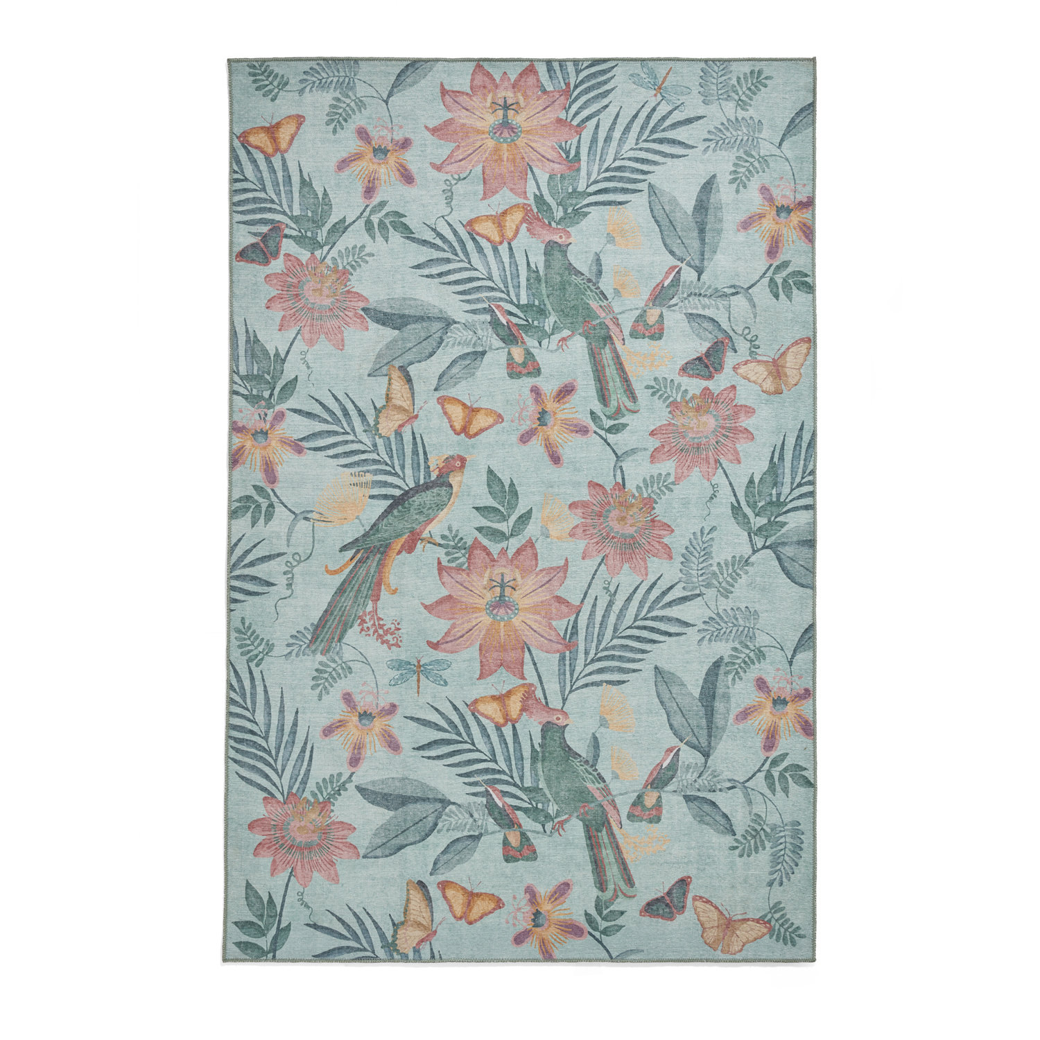 Amaya Tropical Birds Green_2