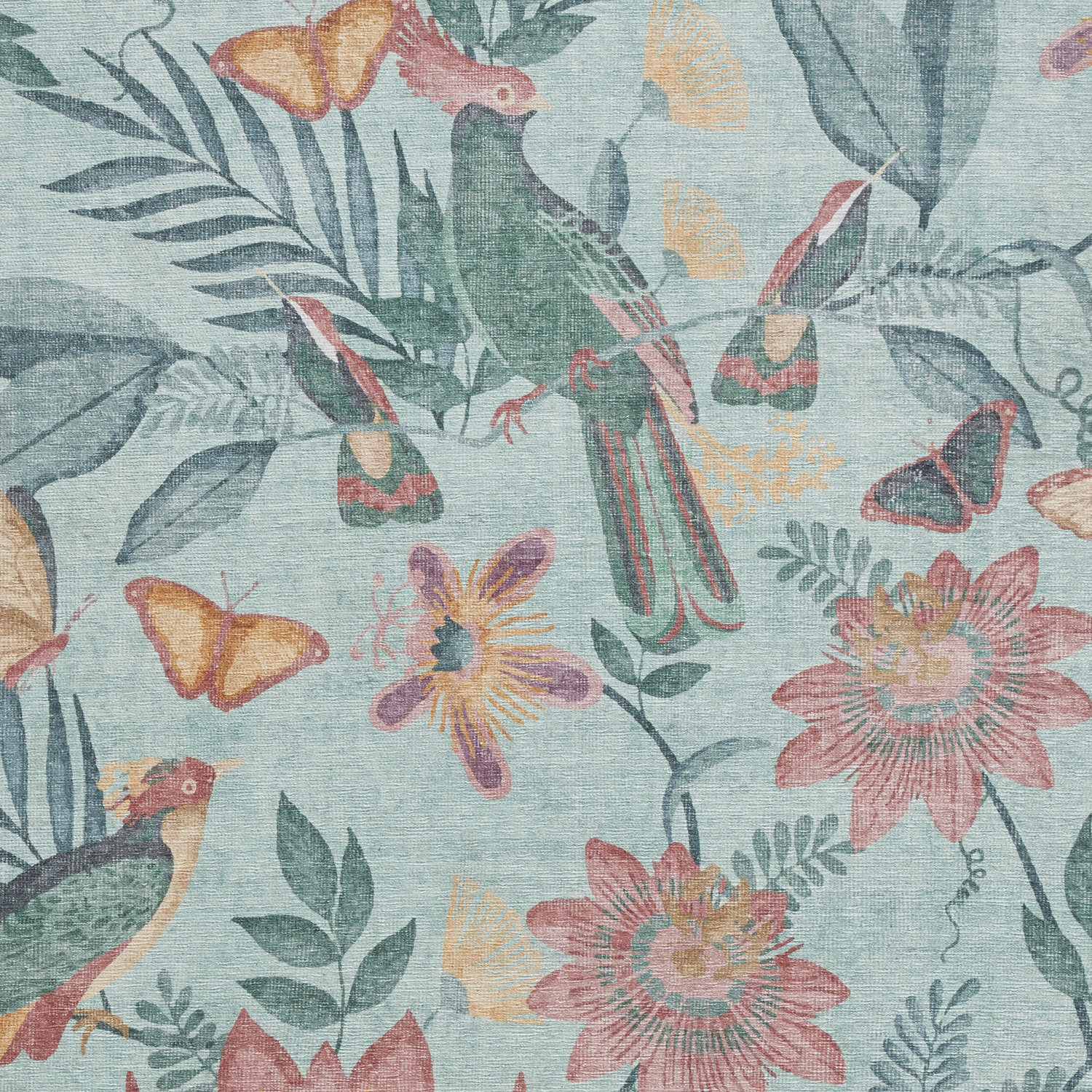 Amaya Tropical Birds Green_5