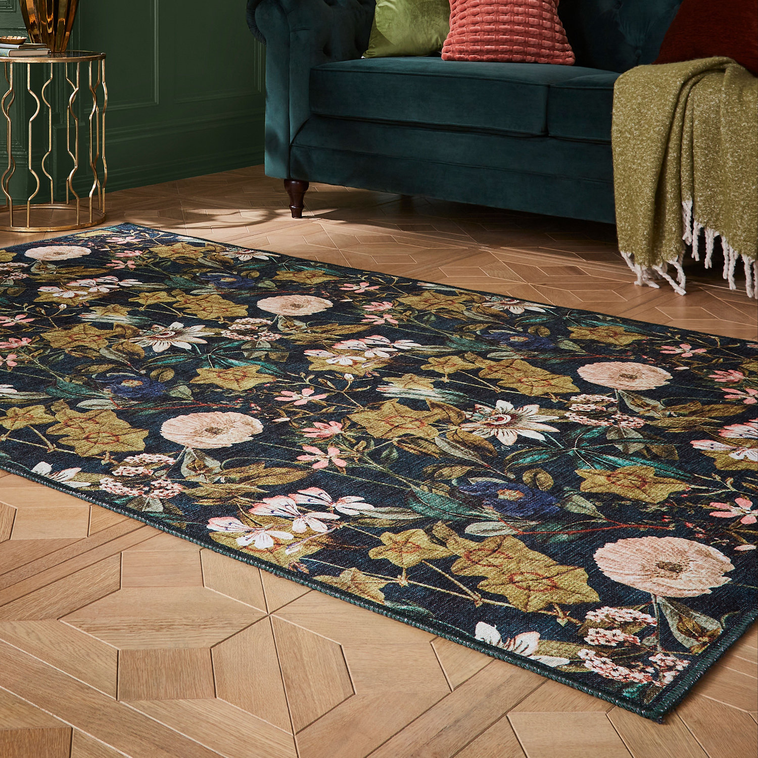 Clarke & Clarke Passiflora Forest Washable_1A