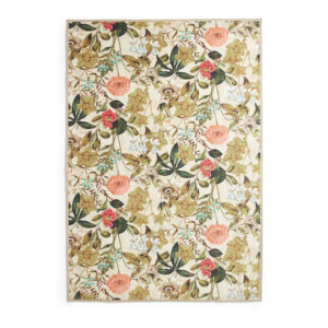 Clarke & Clarke Passiflora Peaches & Cream Washable Rug
