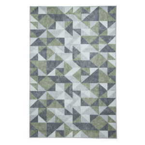 Coral H1057 Green Grey Rug