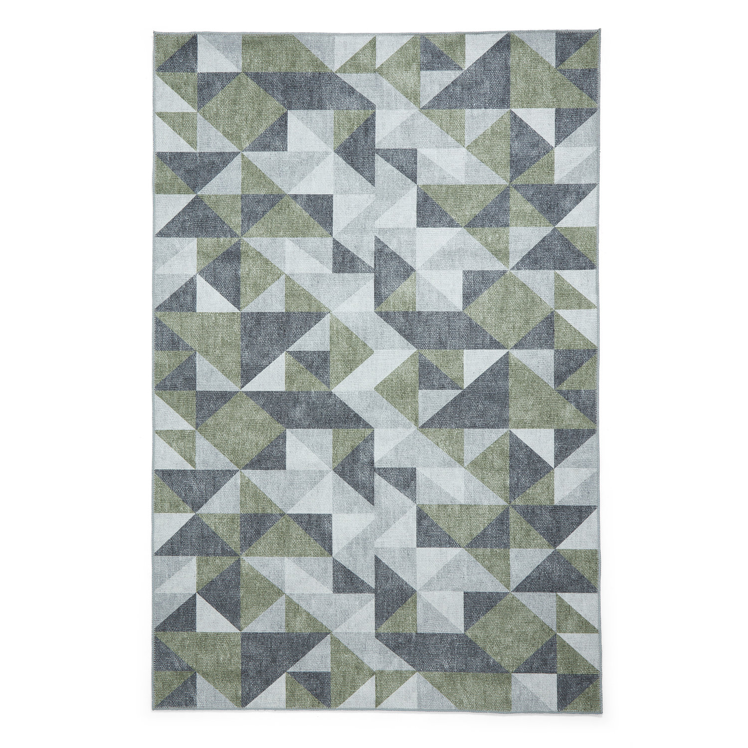 Coral H1057 Green Grey Rug