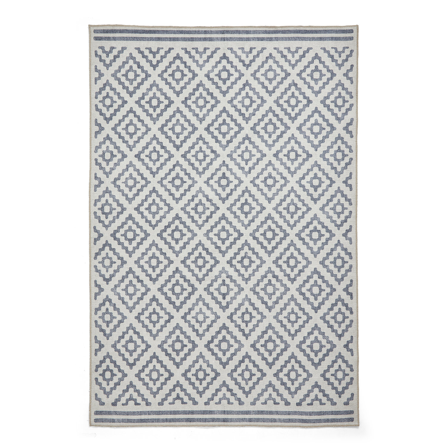 Coral H1058 Blue Rug