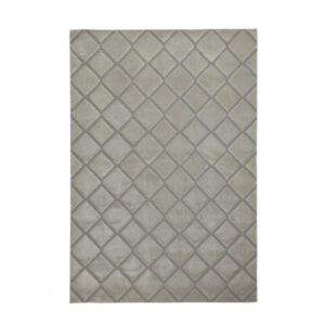 Catherine Lansfield Cosy Diamond Silver Rug
