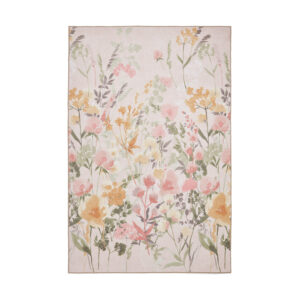 Catherine Lansfield Country Floral Pink Rug
