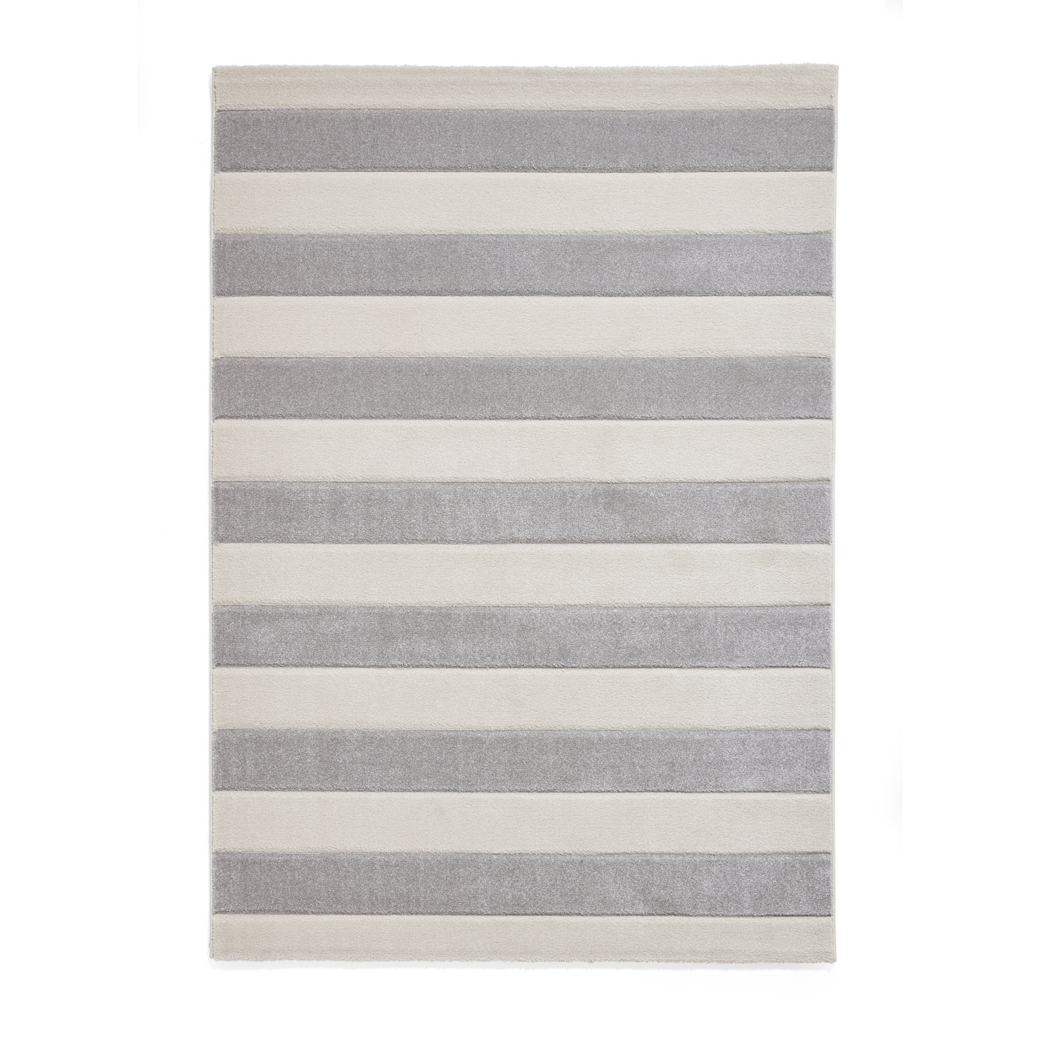 Catherine Lansfield Cove Stripe Grey Rug