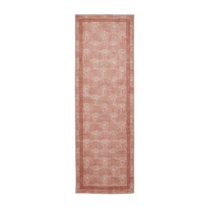 Catherine Lansfield Deco Peacock Terracotta Runner