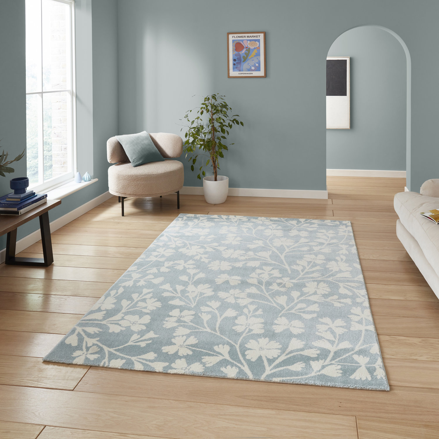 Grace Floral Blue_1