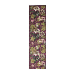 Clarke & Clarke Passiflora Mulberry Washable Runner