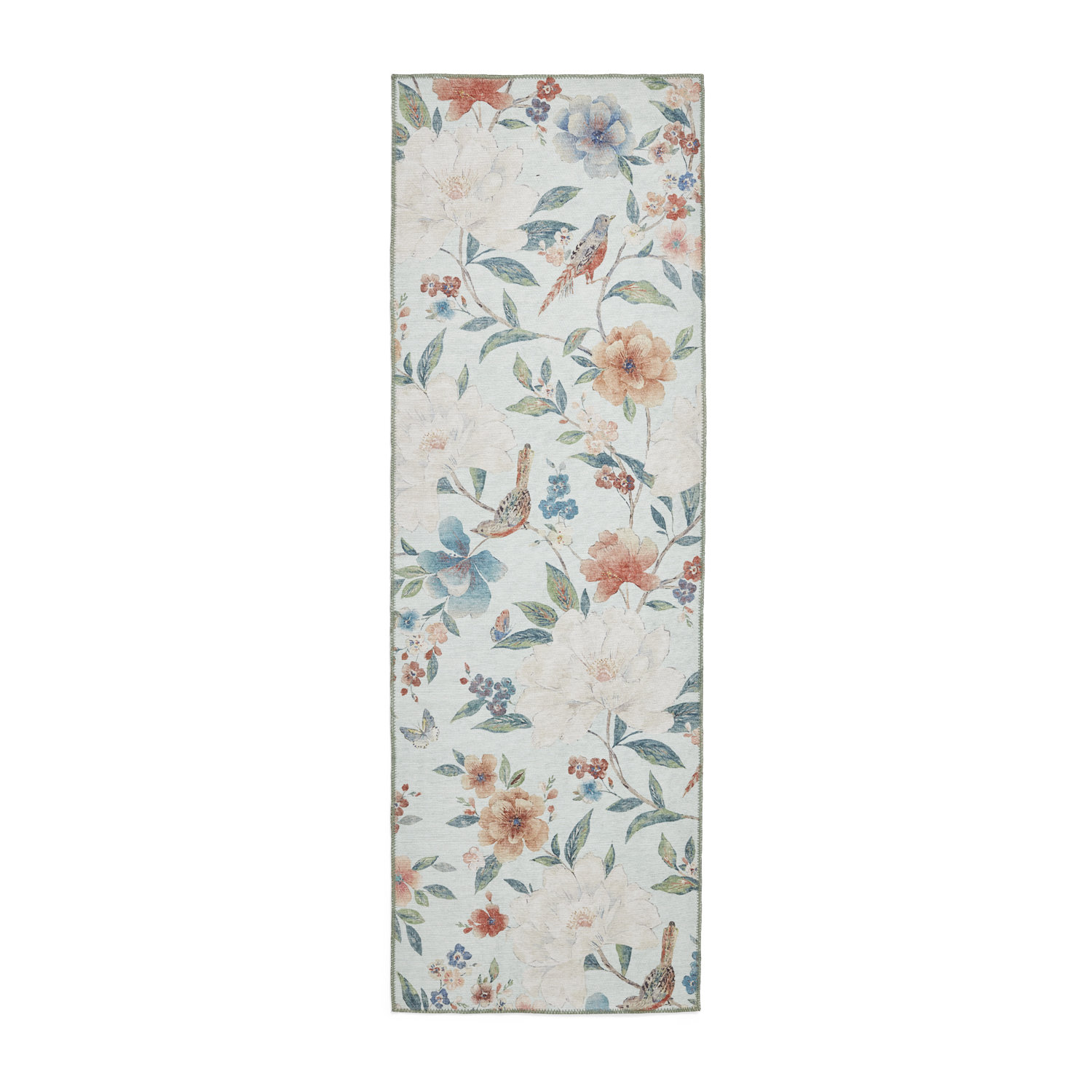 Pippa Floral Blue Runner_2