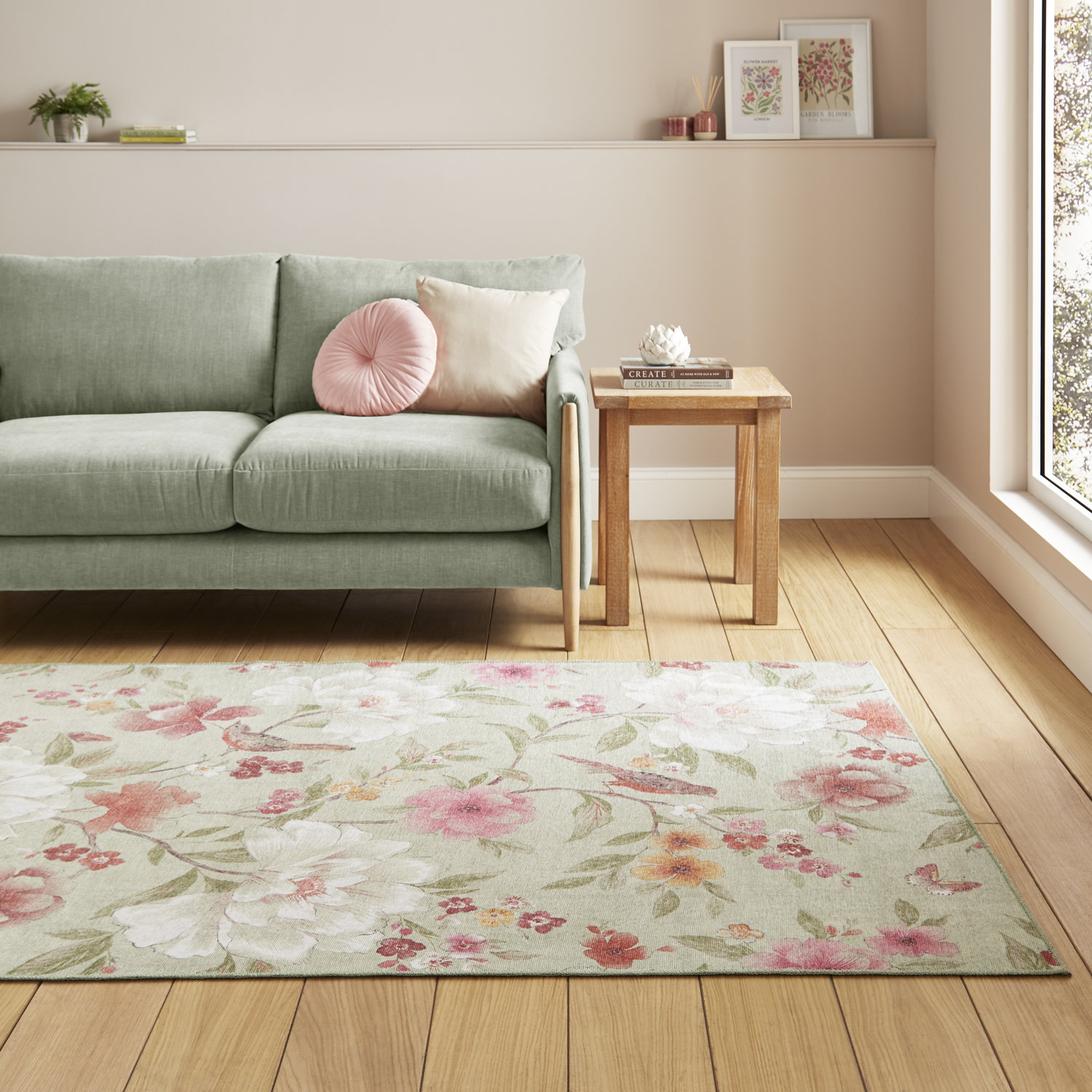 Pippa Floral Sage Green_1