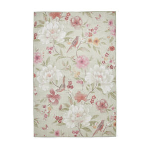Catherine Lansfield Pippa Floral Sage Green Rug