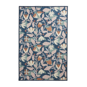 Scion Dancing Daisies Ink Blush Rug